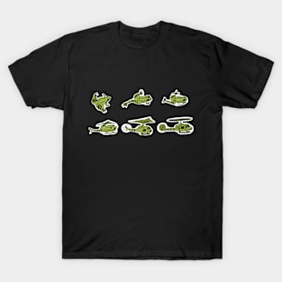 Frog to Helicopter Metamorphosis T-Shirt